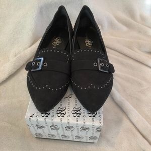 Black Rock & Republic Suede Oxford Flat